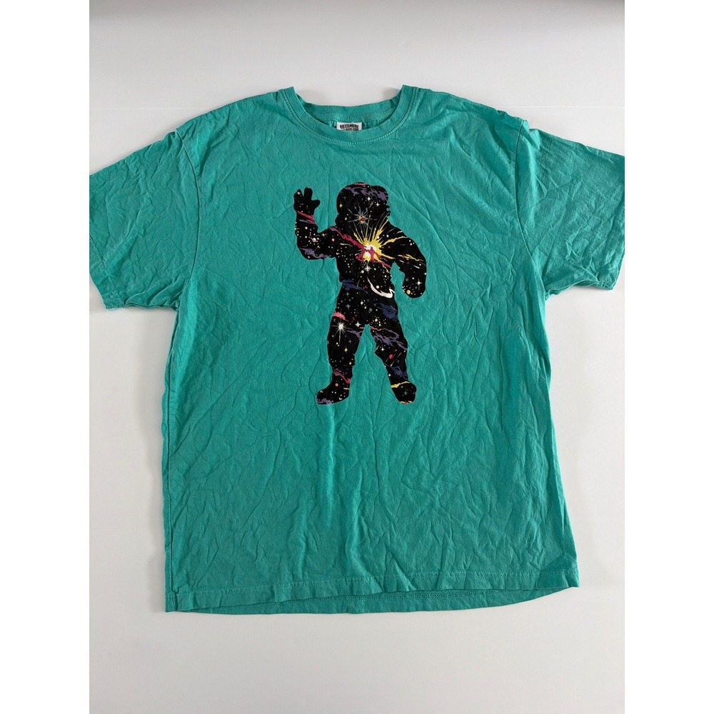 Billionaire Boys Club BBC Astronaut Galaxy Graphic T-Shirt Teal Green XXL